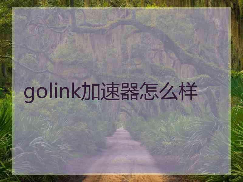 golink加速器怎么样