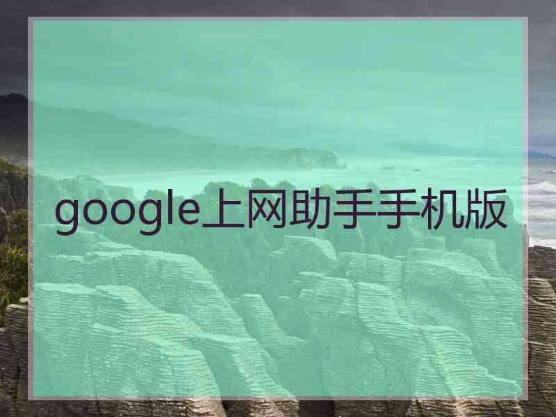 google上网助手手机版