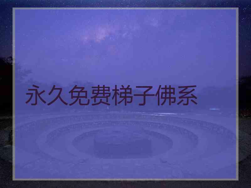 永久免费梯子佛系
