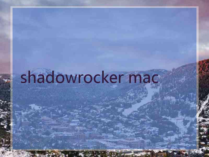 shadowrocker mac