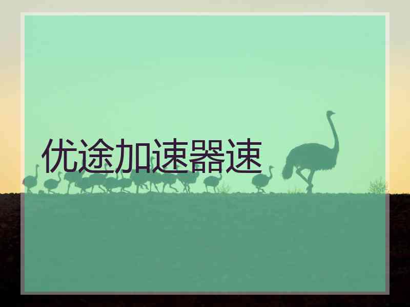 优途加速器速