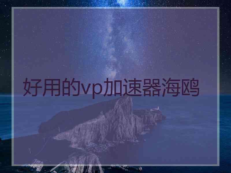 好用的vp加速器海鸥
