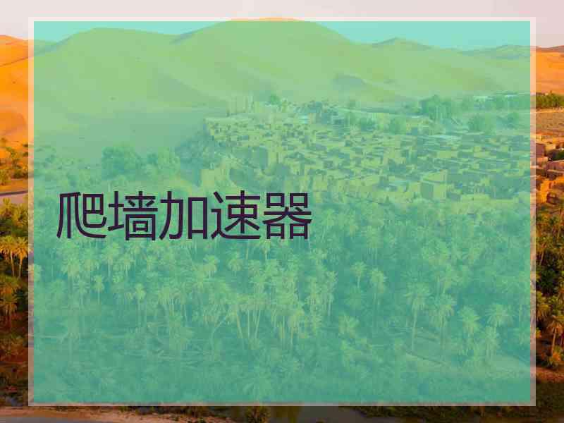爬墙加速器