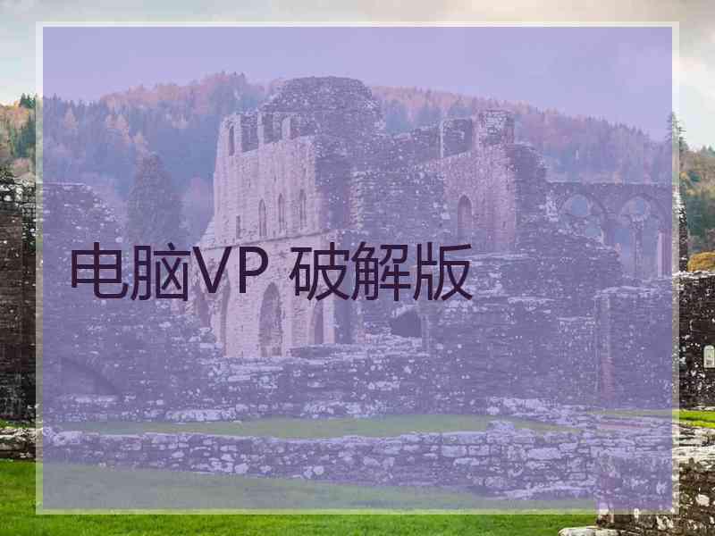 电脑VP 破解版