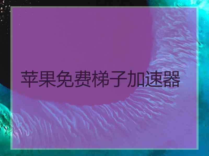 苹果免费梯子加速器