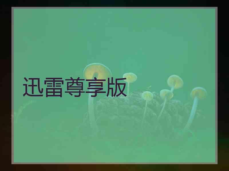 迅雷尊享版