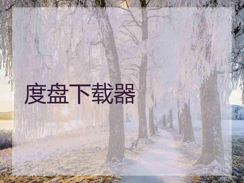 度盘下载器