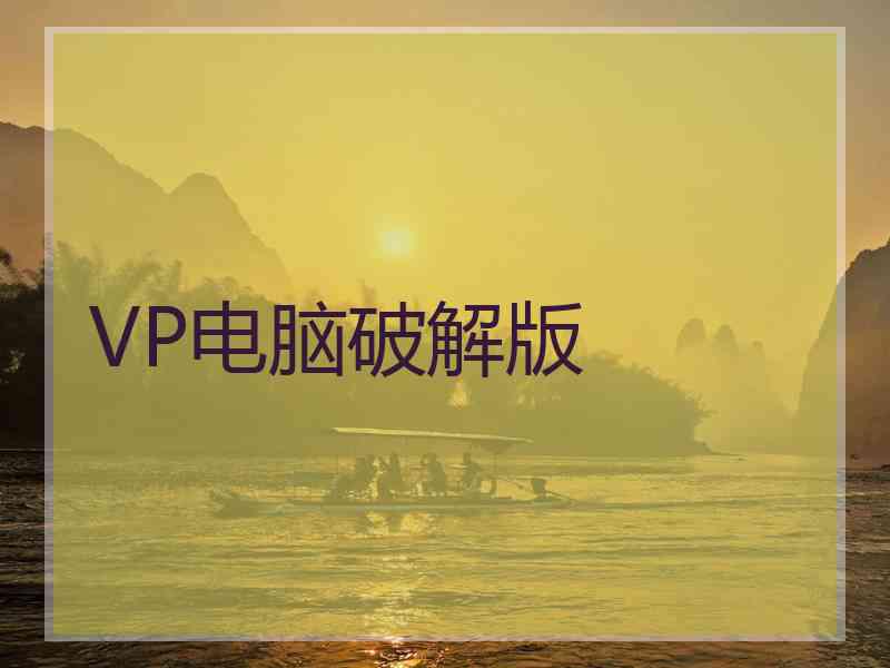 VP电脑破解版