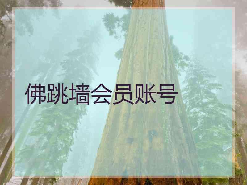佛跳墙会员账号