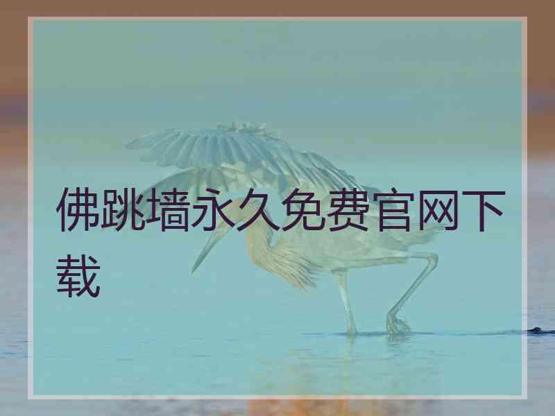 佛跳墙永久免费官网下载