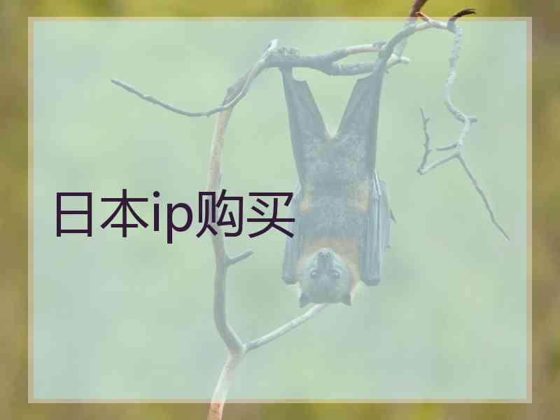 日本ip购买