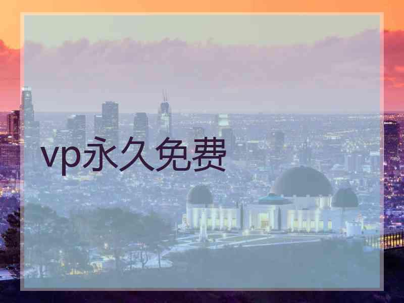 vp永久免费