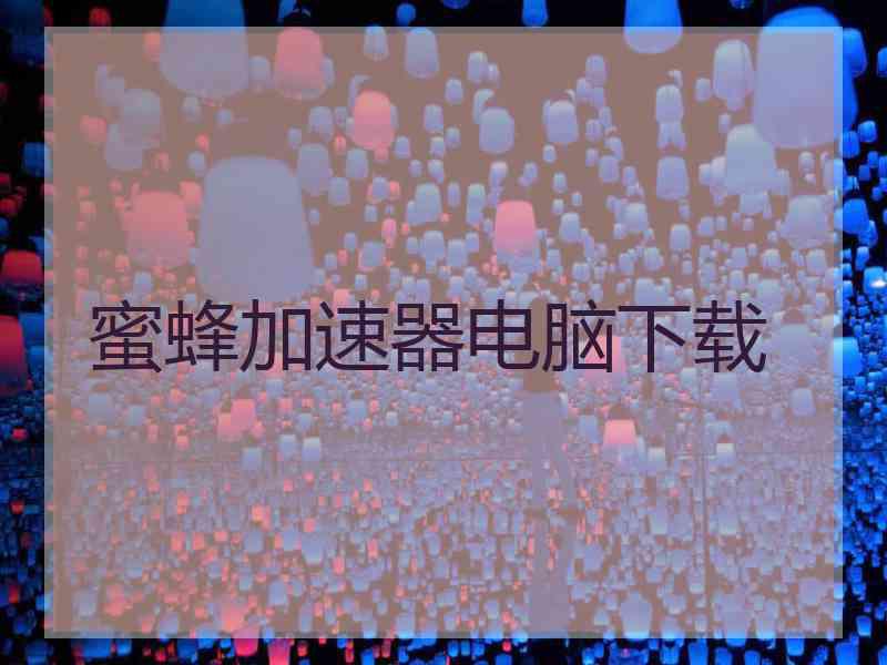 蜜蜂加速器电脑下载