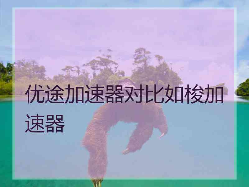优途加速器对比如梭加速器