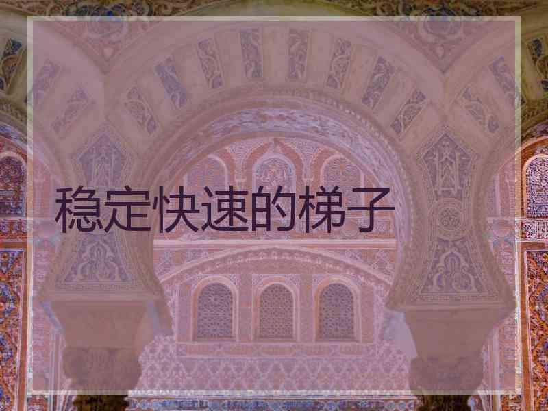 稳定快速的梯子