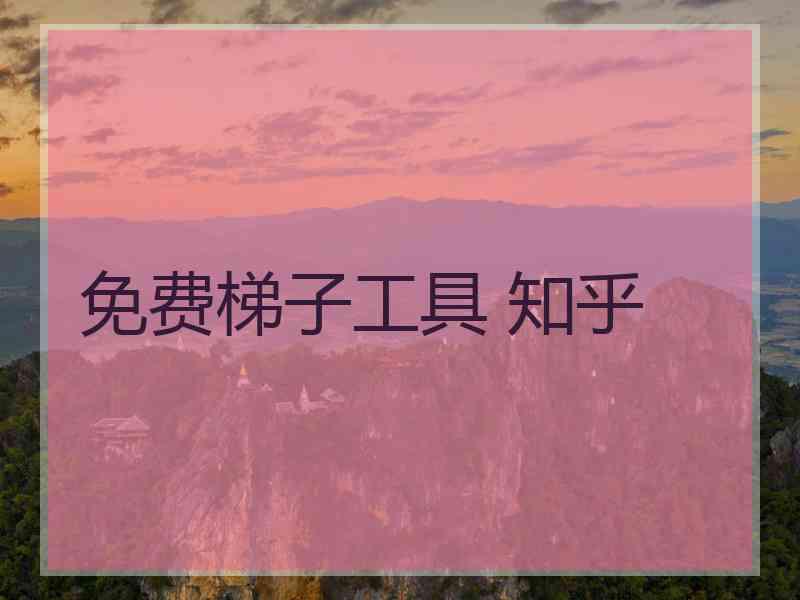 免费梯子工具 知乎
