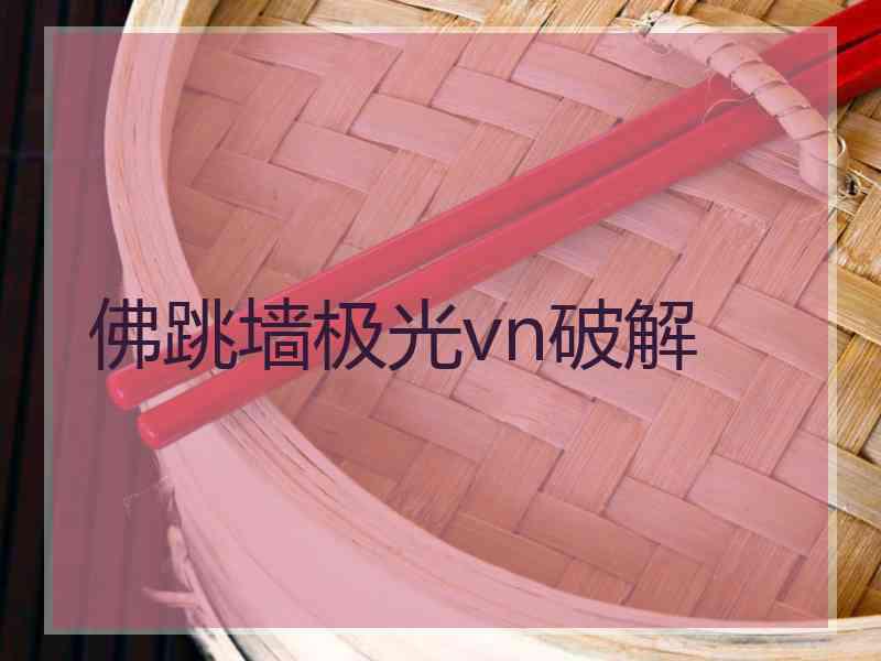 佛跳墙极光vn破解