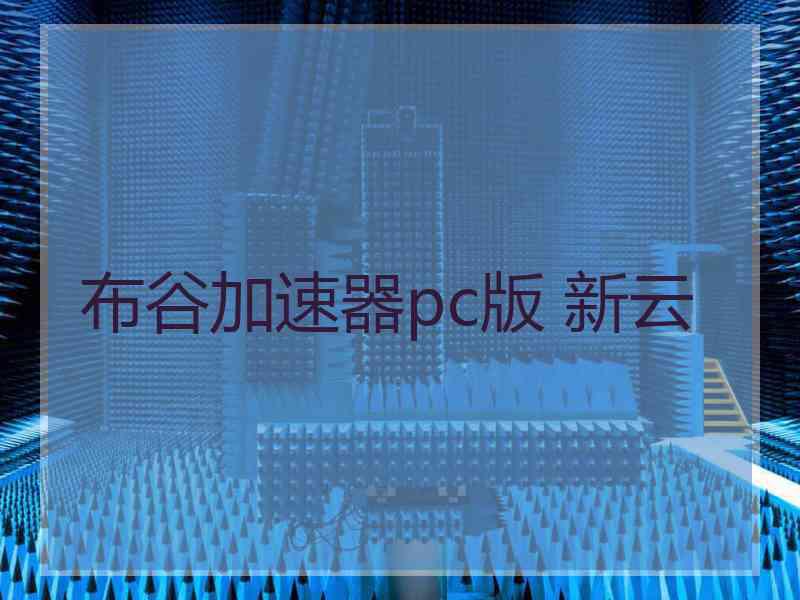 布谷加速器pc版 新云