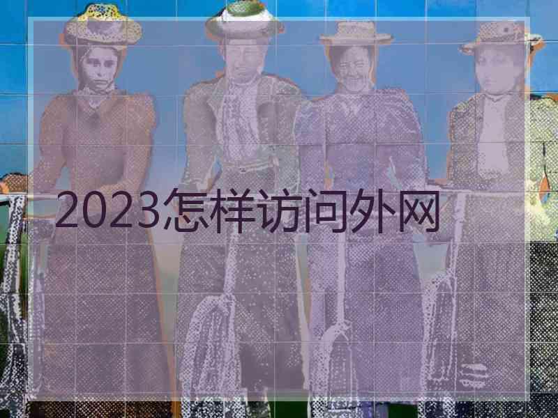 2023怎样访问外网