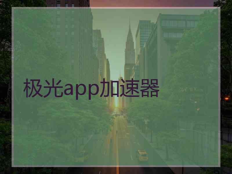 极光app加速器
