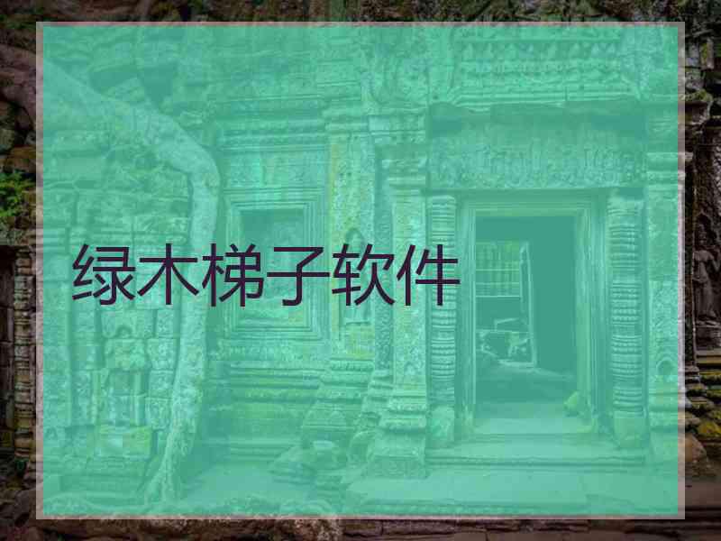 绿木梯子软件
