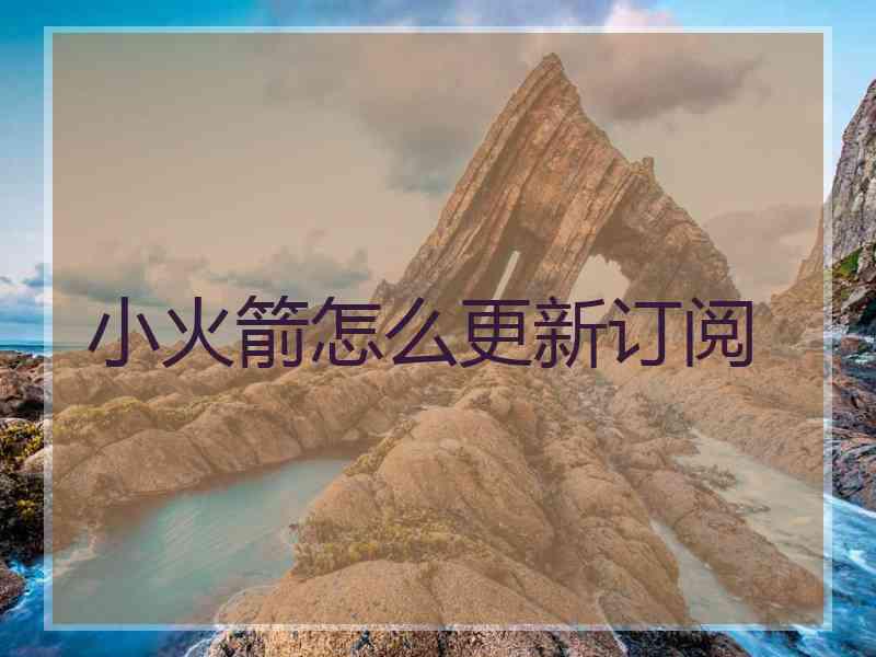 小火箭怎么更新订阅