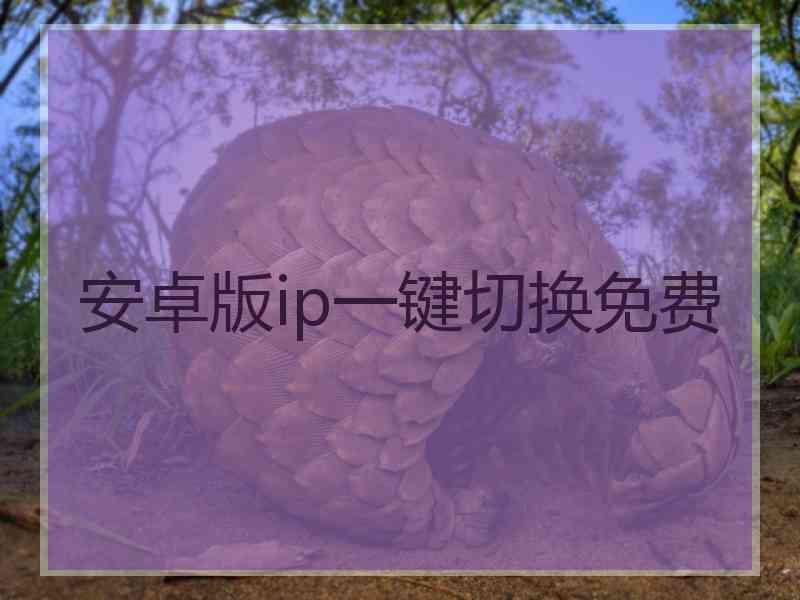 安卓版ip一键切换免费