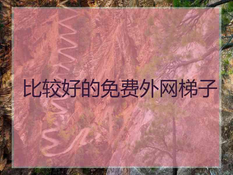 比较好的免费外网梯子
