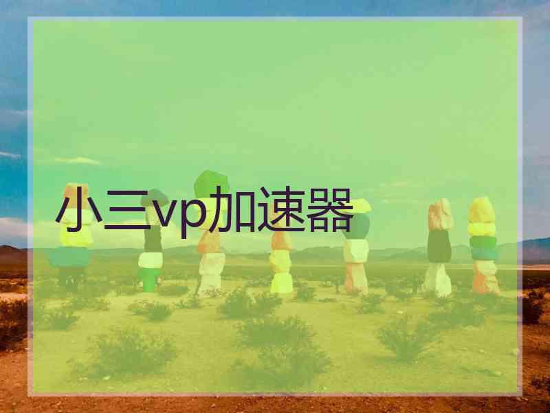 小三vp加速器