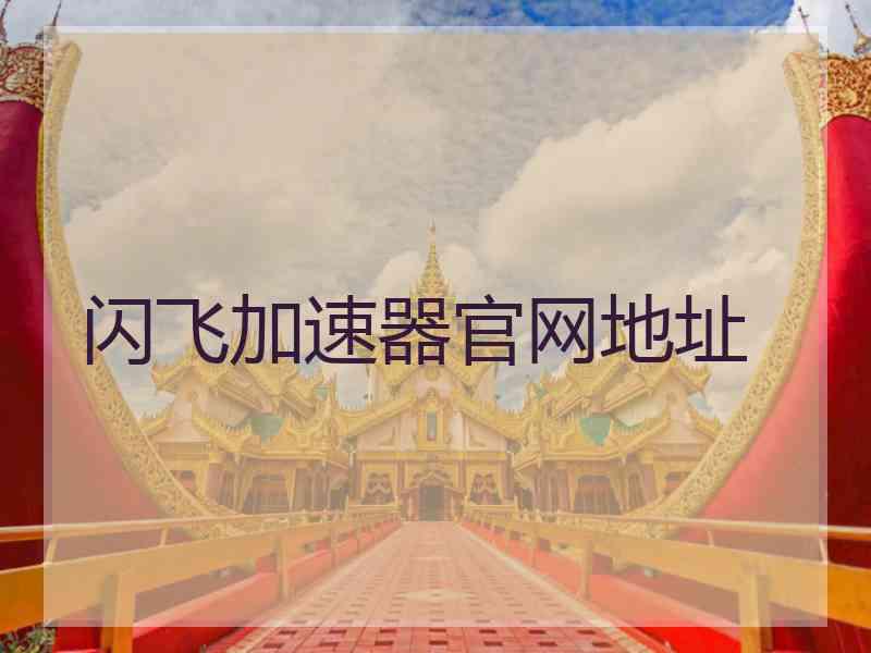 闪飞加速器官网地址
