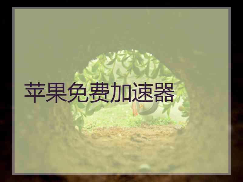 苹果免费加速器