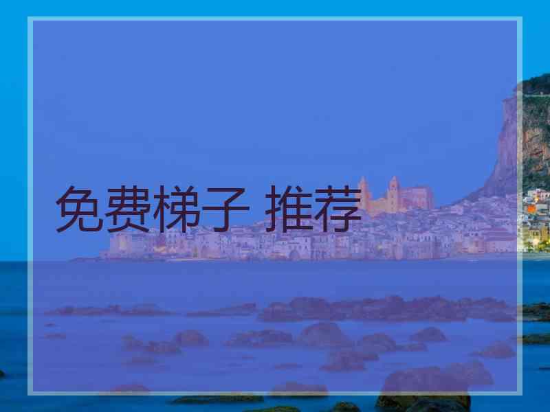 免费梯子 推荐
