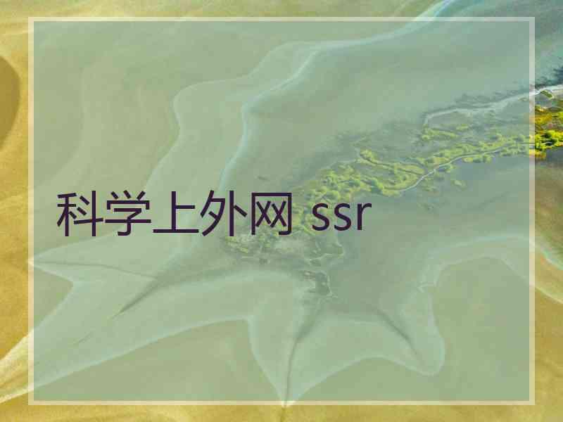 科学上外网 ssr