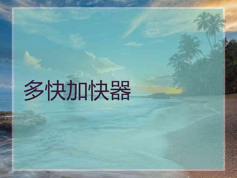 多快加快器