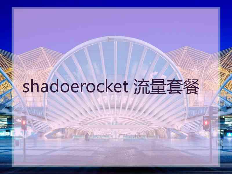 shadoerocket 流量套餐
