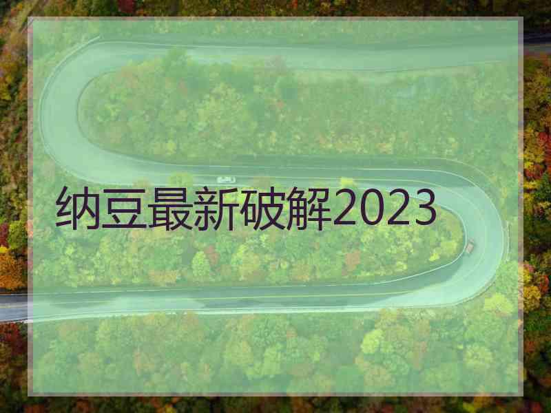 纳豆最新破解2023