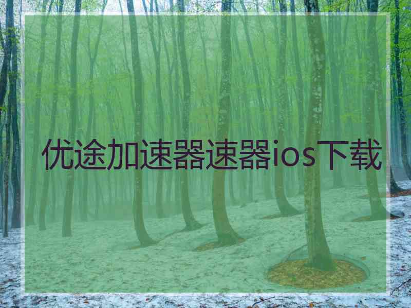 优途加速器速器ios下载