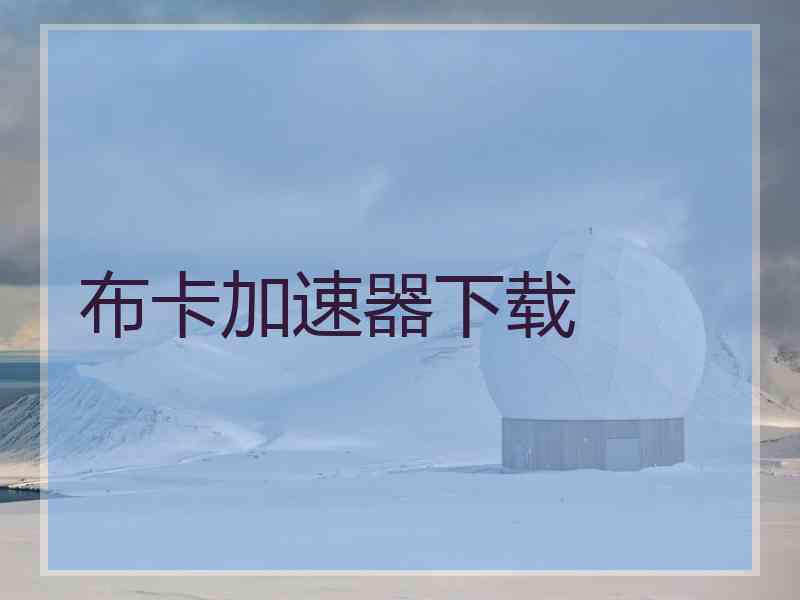 布卡加速器下载