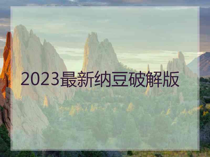 2023最新纳豆破解版