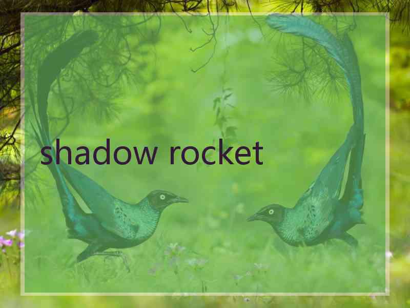 shadow rocket