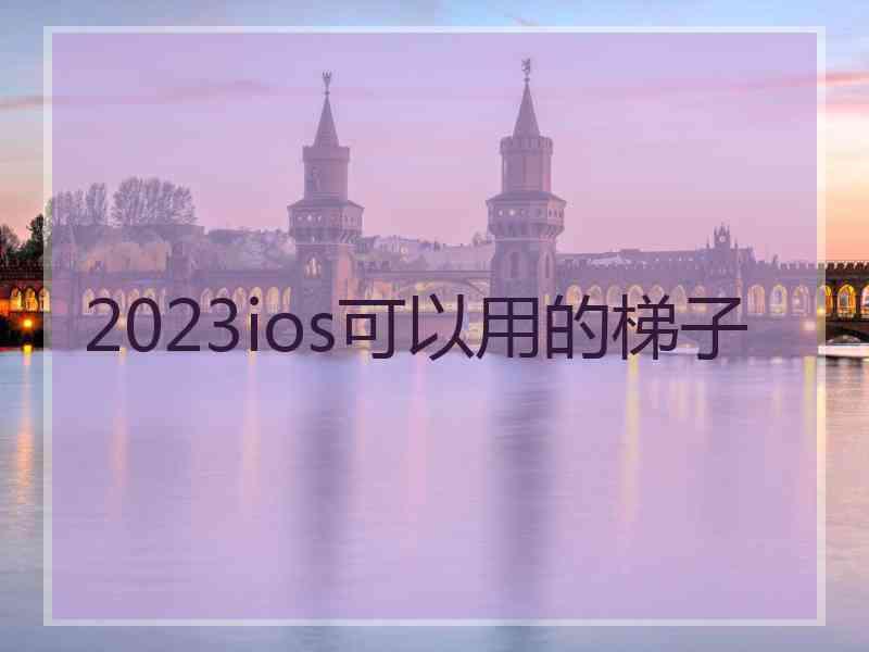 2023ios可以用的梯子