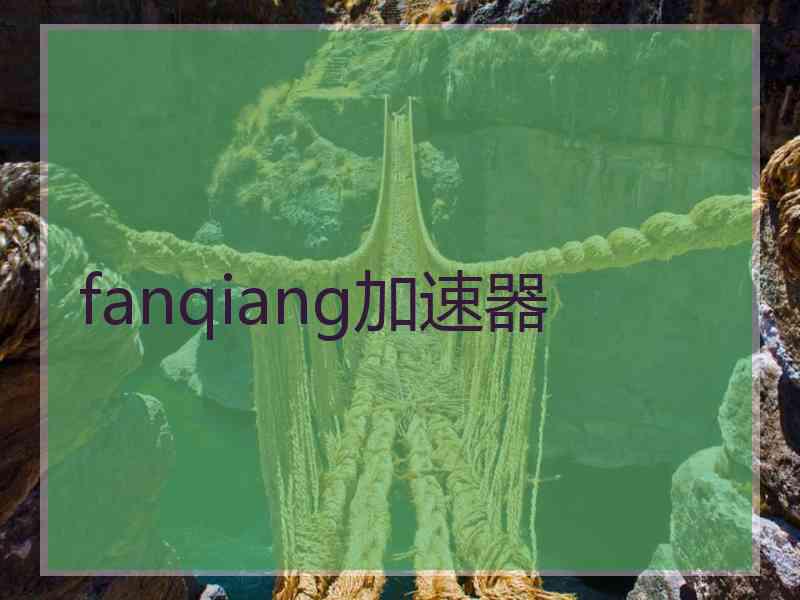 fanqiang加速器