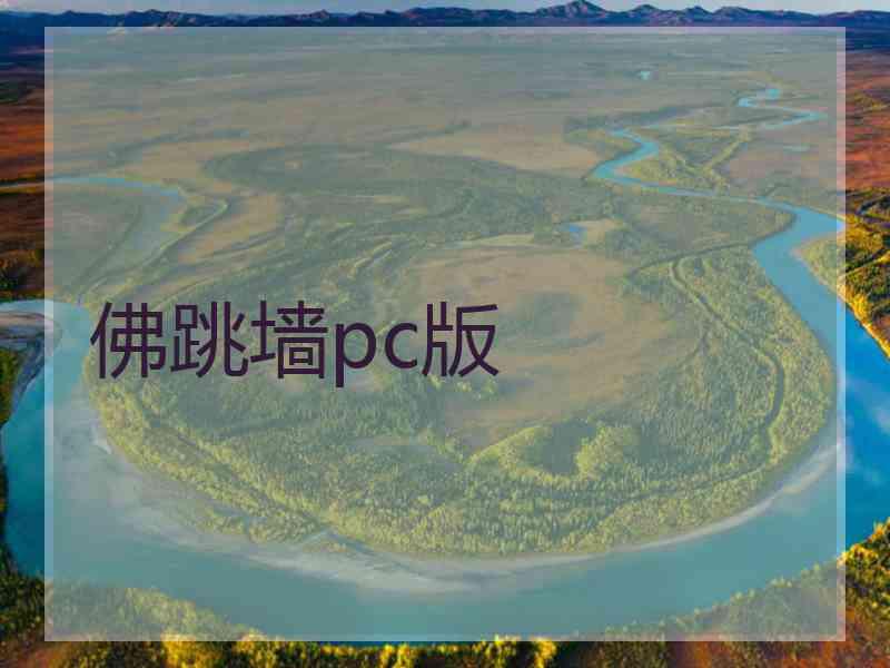 佛跳墙pc版