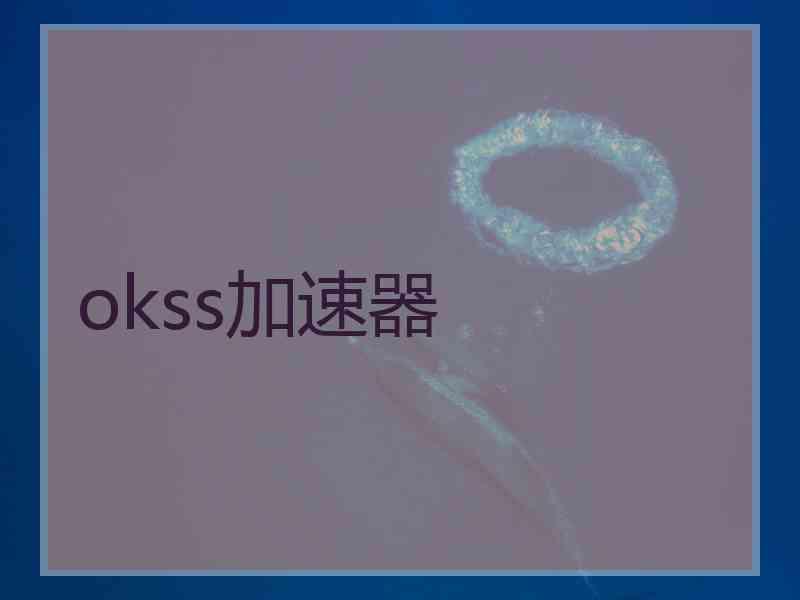 okss加速器