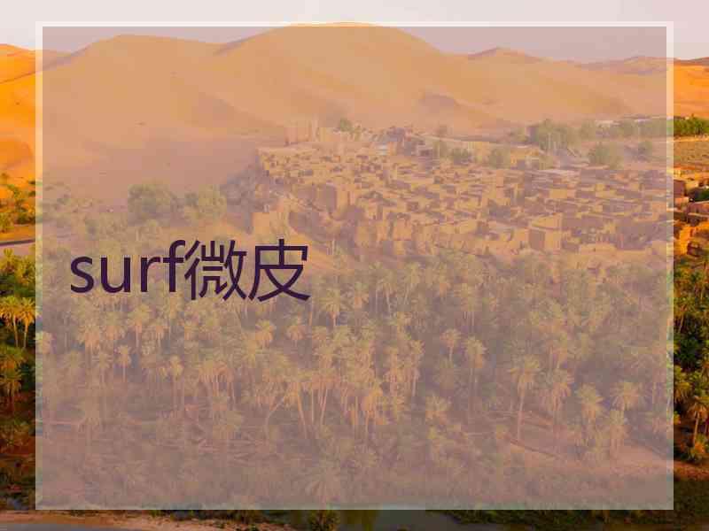 surf微皮
