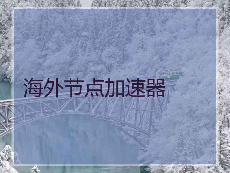 海外节点加速器