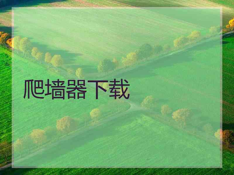 爬墙器下载