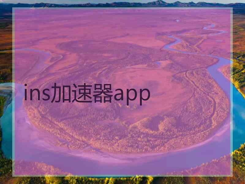 ins加速器app