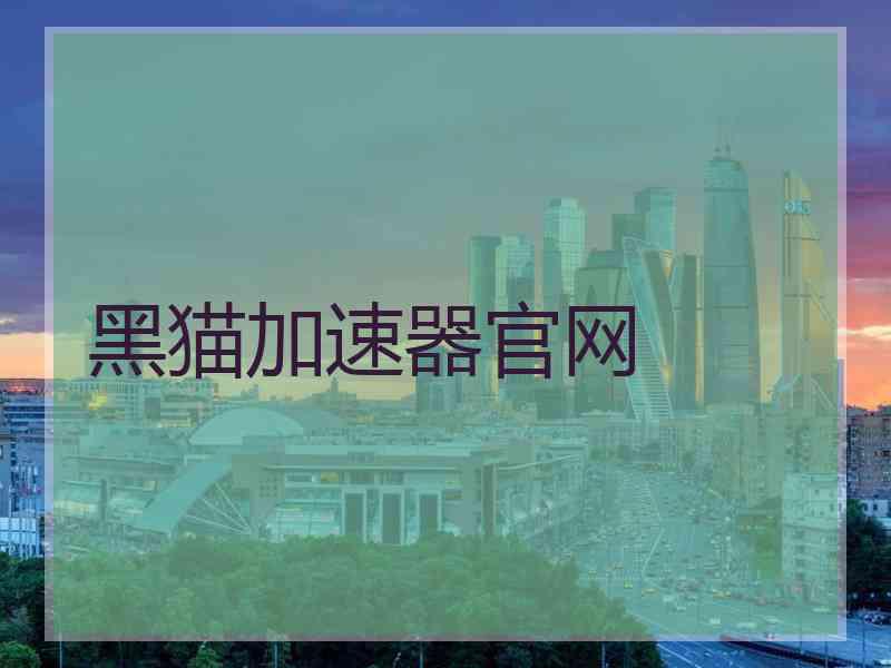 黑猫加速器官网