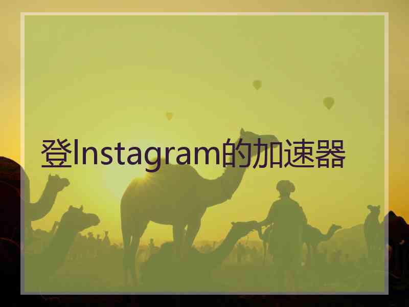 登lnstagram的加速器